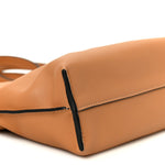 Calfskin Mini Flamenco Knot Clutch Warm Desert