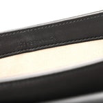 Charisma Calfskin Gucci Embossed Shoulder Flap Bag Black