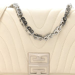 Calfskin Quilted Small 4G Shoulder Bag Ivory