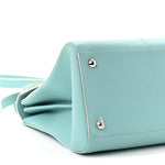 Grained Calfskin MM Brillant Satchel Light Blue