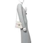 Calfskin Small Serpenti Forever Crossbody Bag White Agate
