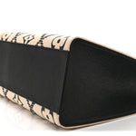 Empreinte Monogram Giant Broderies Onthego MM Cream Black