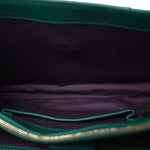 Calfskin Serpenti Forever Medium Shoulder Bag Emerald Green