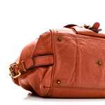 Calfskin Paddington Front Pocket Tote Whiskey