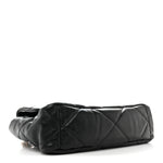 Lambskin Quilted Large Chanel 19 Flap Black