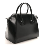 Shiny Lord Calfskin Small Antigona Black