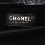 Caviar Quilted Medium Boy Flap Black