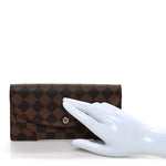 Monogram Emilie Wallet Red