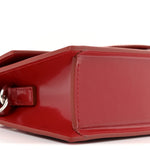 Glazed Calfskin Le Grand Bambino Red