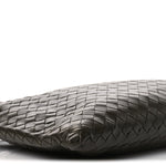 Calfskin Intrecciato Small Hop Kaki