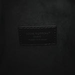 Calfskin Debossed Monogram Side Trunk Black