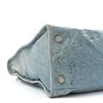 Agneau Giant 21 Silver Hardware Work Bleu Layette