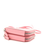 Saffiano Mini Triangle Crossbody Pouch Petalo