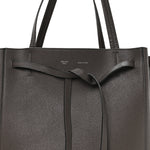 Soft Grained Calfskin Medium Belt Cabas Phantom  Grey