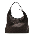 Nylon Monogram Hobo Dark Brown