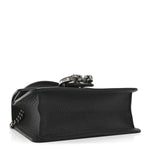 Dollar Calfskin Crystal Mini Dionysus Top Handle Bag Black Crystal
