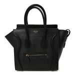 Smooth Calfskin Micro Luggage Black