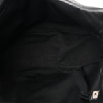 Lambskin Quilted Medium Loulou Puffer Monogram Chain Satchel Black