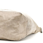 Agneau Classic Silver Hardware Courier XL Hobo Argent
