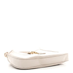 Ancora Calfskin Web Small Jackie Shoulder Bag Light Grey