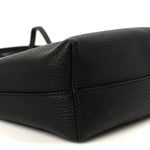 Grained Calfskin Small Park Tote Black
