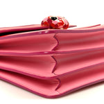 Calfskin Serpenti Forever Top Handle Red