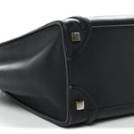 Smooth Calfskin Micro Luggage Navy Blue