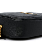 Grain De Poudre Matelasse Monogram Mini Lou Camera Bag Black