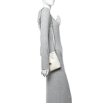 Soft Shiny Calfskin Mini Bon Bon N/S Bucket Bag Latte