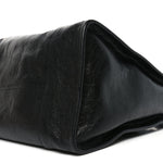 Fluffy Calfskin Morpheus Weekender Duffle Black