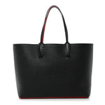 Calfskin Spikes East West Cabata Tote Black