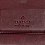 Crepe Wool Silk GG Monogram Go Small Shoulder Bag Rosso Ancora