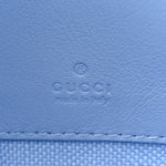 Dollar Calfskin Enamel Super Mini GG Marmont Chain Shoulder Bag Light Pink Blue