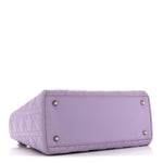 Lambskin Cannage Medium Lady Dior Purple