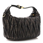 Nappa Matelasse Pouch Sand Coffee
