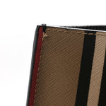 E-Canvas Stripe Book Tote Tan Archive Beige