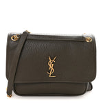 Grained Lambskin Monogram Large Niki Chain Satchel Light Musk