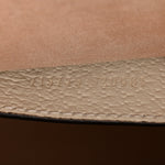 Textured Dollar Calfskin Mini Diana Dome Tote Bag White