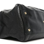 Pebbled Calfskin Medium Soho Chain Shoulder Bag Black
