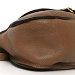 Calfskin Medium Marcie Satchel Desert Taupe
