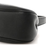 Supple Grained Calfskin Medium Polly Black