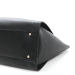 Caviar Medium Studded Deauville Tote Black