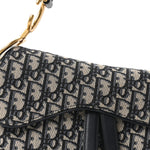 Oblique Saddle Bag Blue