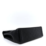 Lambskin Quilted XL Jumbo Single Flap Black