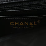 Lambskin Quilted Mini Rectangular Flap Black