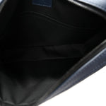 Calfskin Monogram Shadow Trio Messenger Navy
