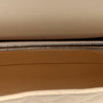 Caviar Lizard Quilted Medium Coco Handle Flap White