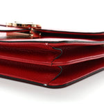 Dollar Calfskin Small Interlocking G Shoulder Bag Red