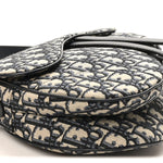 Oblique Saddle Bag Blue