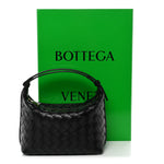 Calfskin Nappa Intrecciato Mini Wallace Black